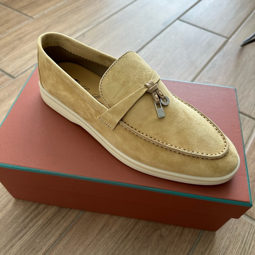 Loro Piana loafers, size 40, but feels like 39. Excellent condition.